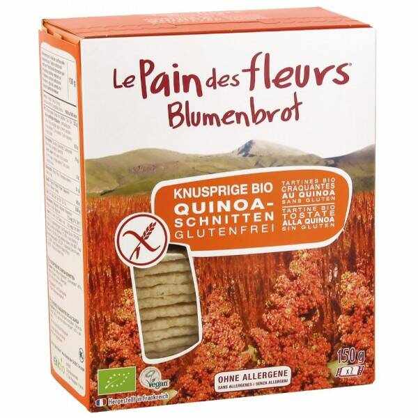 Paine cu quinoa, fara gluten, eco-bio, 150g - Blumenbrot