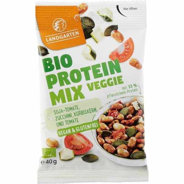 Veggie Mix bogat in proteine, fara gluten, eco-bio, 40g - Landgarten