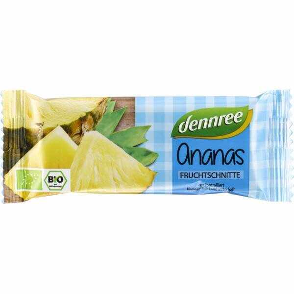 Baton de fructe cu ananas, eco-bio, 40g - Dennree