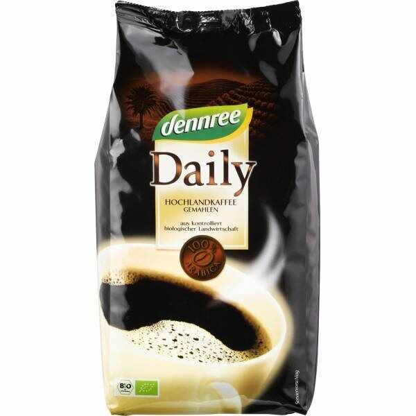 Cafea Daily, eco-bio, 500g - Dennree