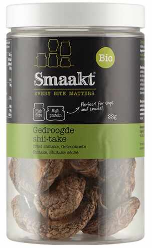 Ciuperci uscate Shiitake, eco-bio, 22g - Smaakt