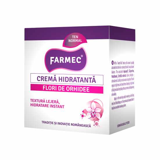 Crema hidratanta flori de orhidee, 50ml - Farmec