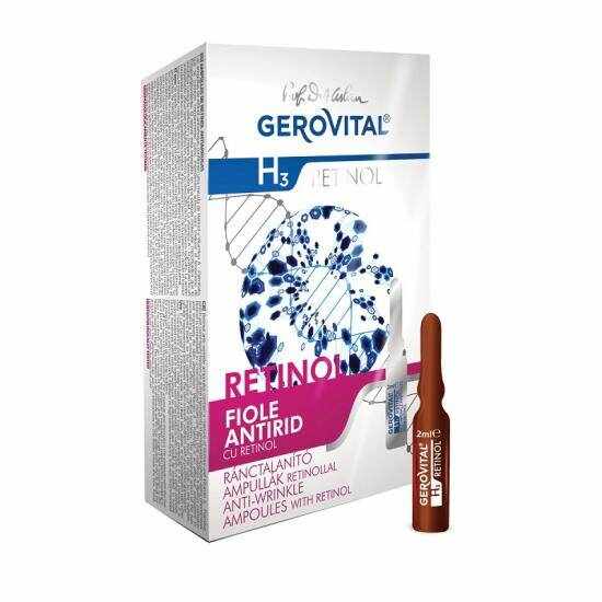 Fiole antirid cu retinol, 10fiole - Gerovital H3 Retinol