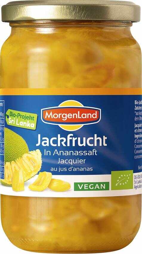 Jackfruit in suc de ananas, 350g - MorgenLand