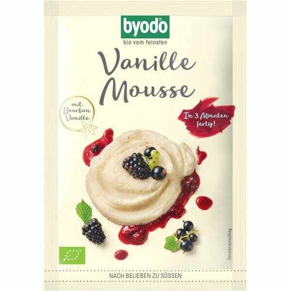 Mix pentru mousse de vanilie, fara gluten, 36g - Byodo