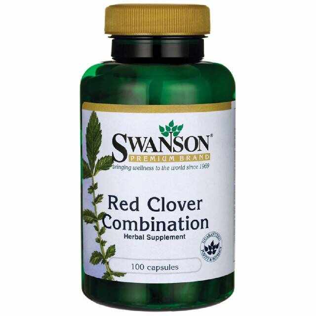 Red Clover Combination - Complex pentru detoxifiere, 100cps - Swanson