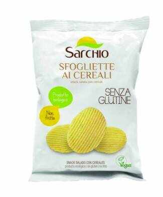 Snack cu cereale, fara gluten, 55g - Sarchio