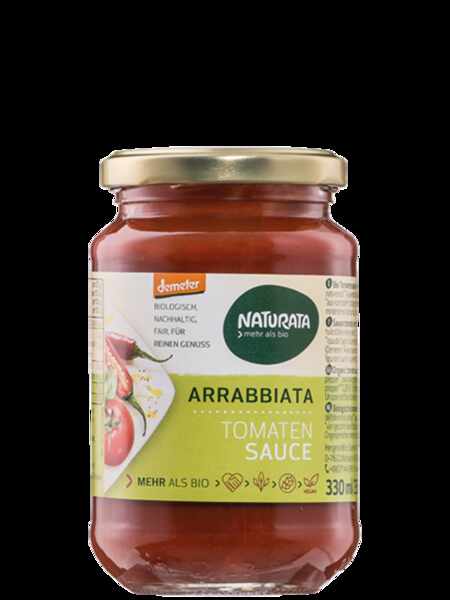 Sos Tomate Arrabbiata, Eco-bio, 330ml - NATURATA