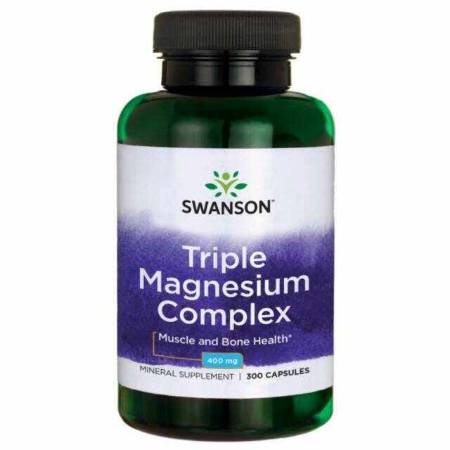 Triplu Complex de Magneziu Complex de magneziu, 400mg, 300cps - Swanson