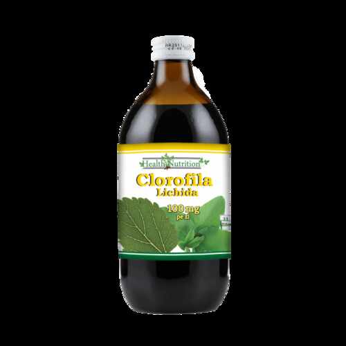 Clorofila lichida suc 100% pur, eco-bio, 500ml - Health Nutrition
