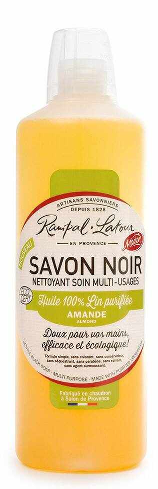 Concentrat natural pentru toate suprafetele, Savon Noir migdale, 1l - Rampal Latour