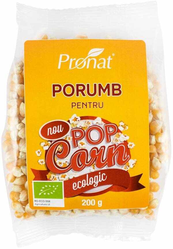 Porumb Pentru Popcorn, Eco-bio, 200g - PRONAT