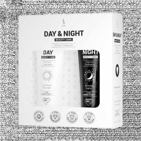 Toothpaste set DuoLife Day and Night Beauty Care, 2x50ml - DuoLife