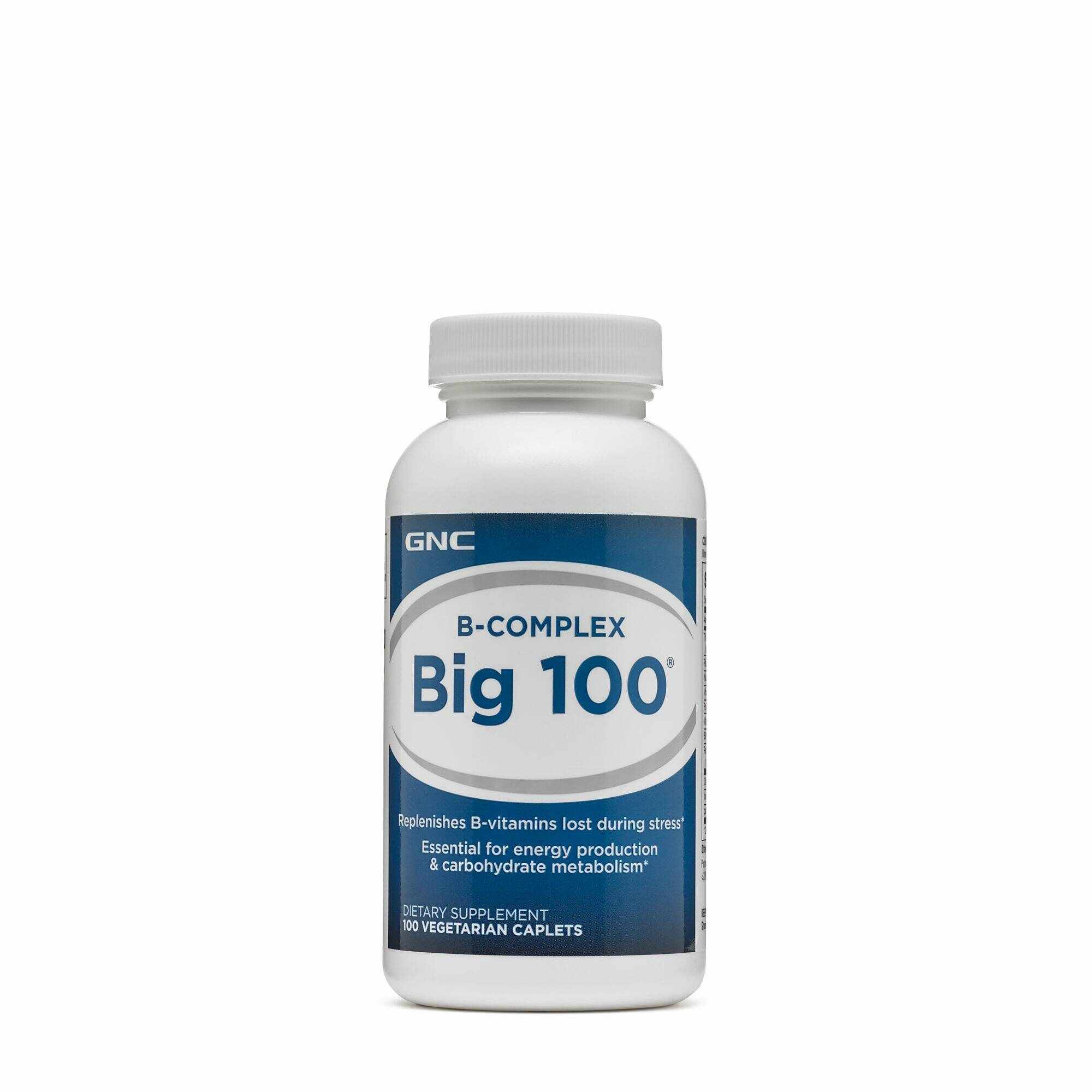 B-complex Big 100, Complex De Vitamina B, 100tbl - Gnc
