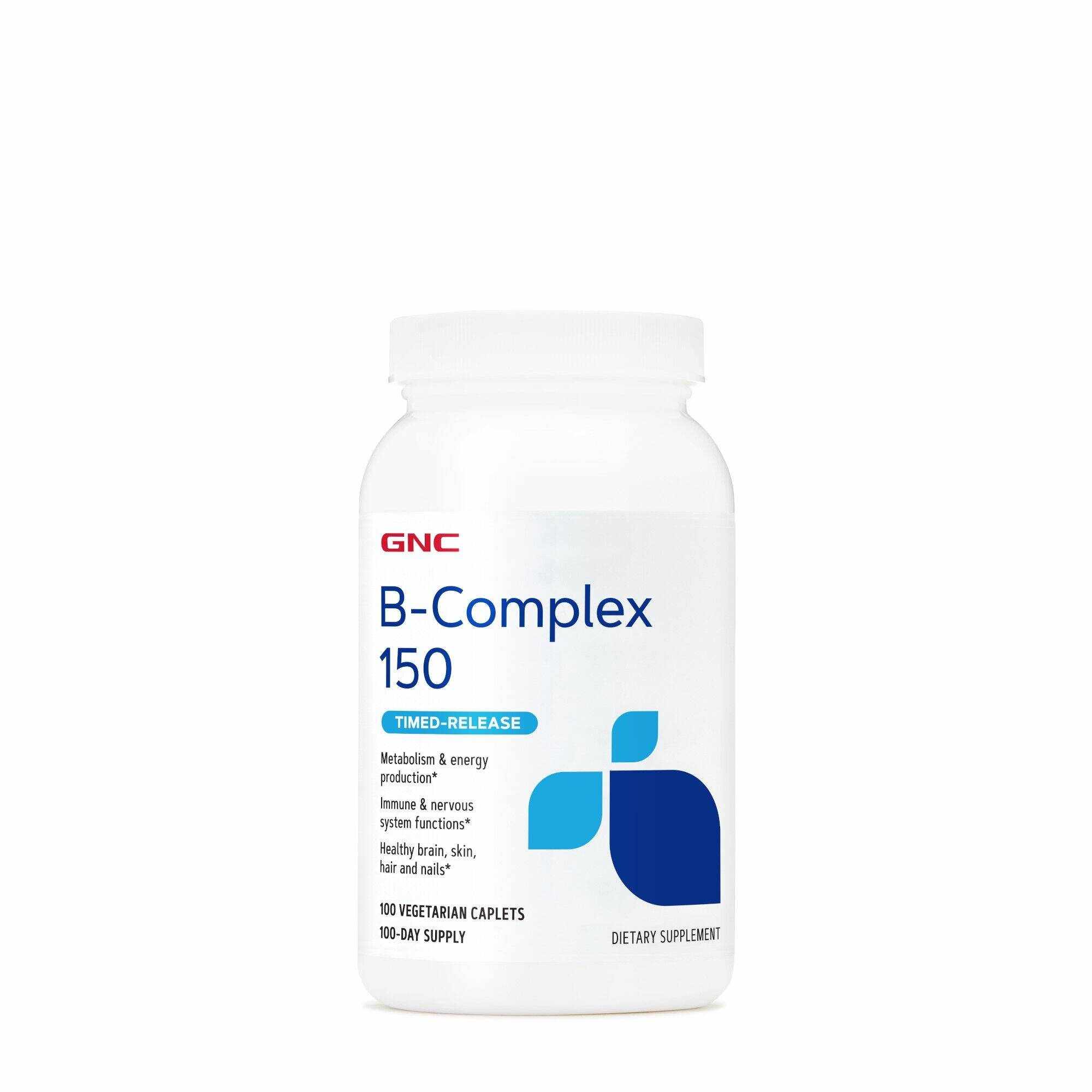B-complex Big 150, complex vitamina B, 100tbl - Gnc
