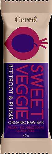 Baton sweet veggie sfecla cu prune, fara gluten, eco-bio, 45g - Cerea