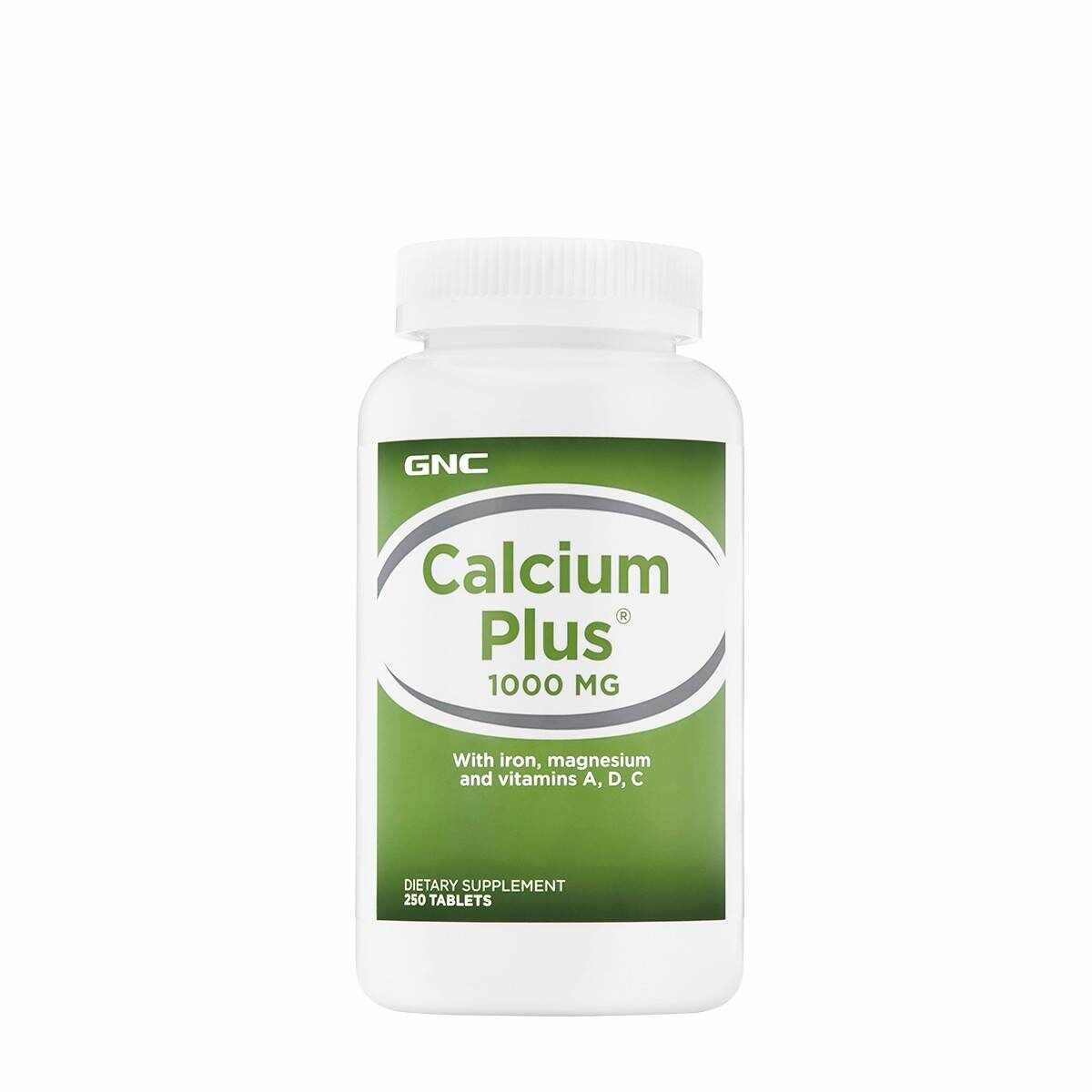 Calcium Plus 1000Mg, Calciu, 250tbl - Gnc