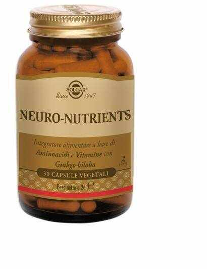 Neuro nutrients, 30cps - Solgar