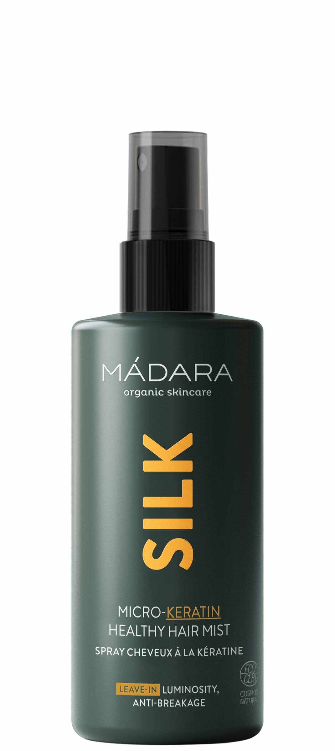 Spray leave-in pentru par, Silk Micro-keratin, 90ml - Madara