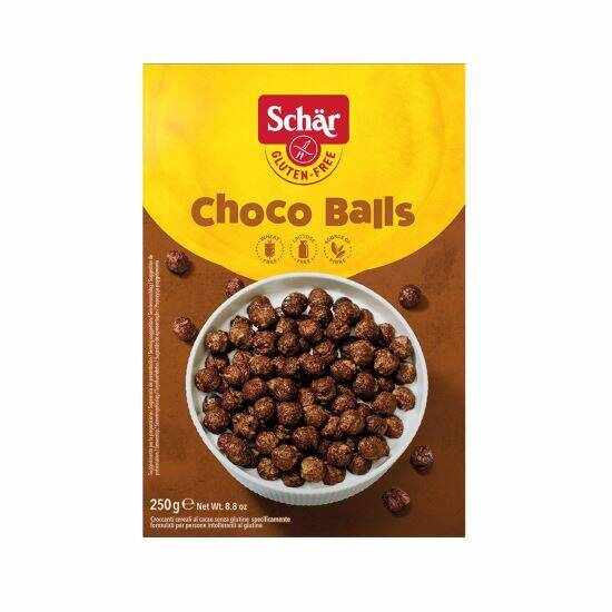 Cereale cu cacao, Choco Balls, fara gluten, 250g - Dr. Schar