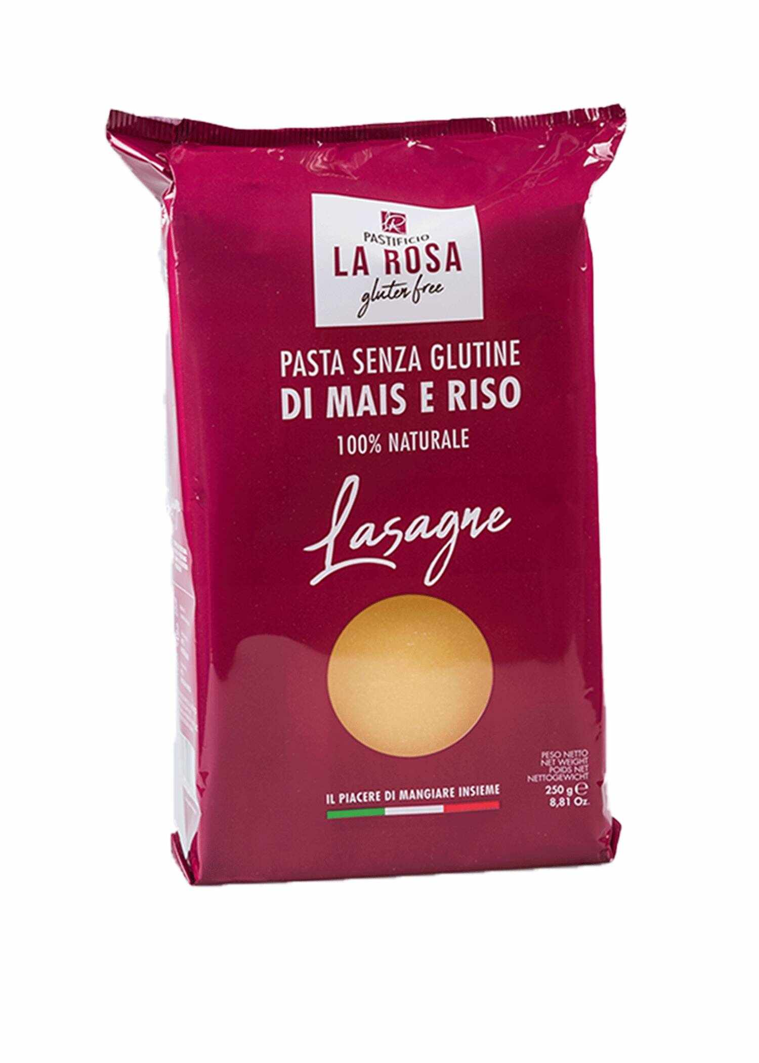 Lasagne paste, fara gluten, 250g - La Rosa