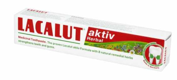 Pasta de dinti cu plante medicinale Aktiv Herbal, 75ml - Lacalut