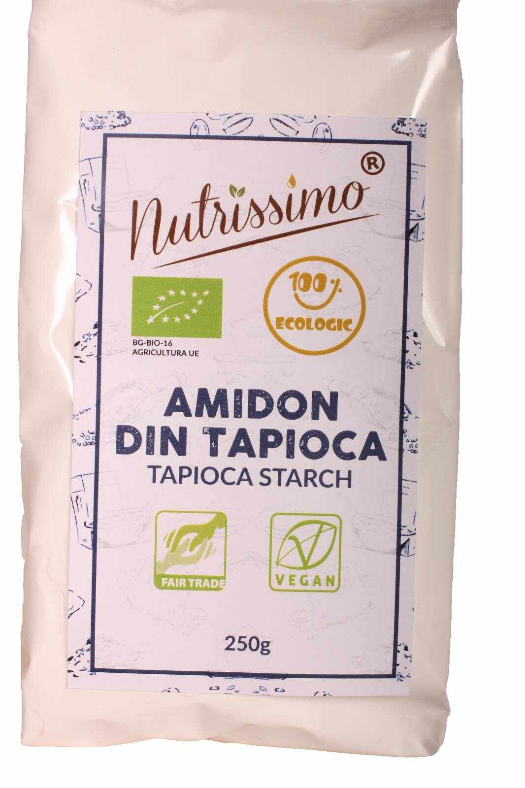 Amidon din tapioca, eco-bio, 250g - Nutrissimo
