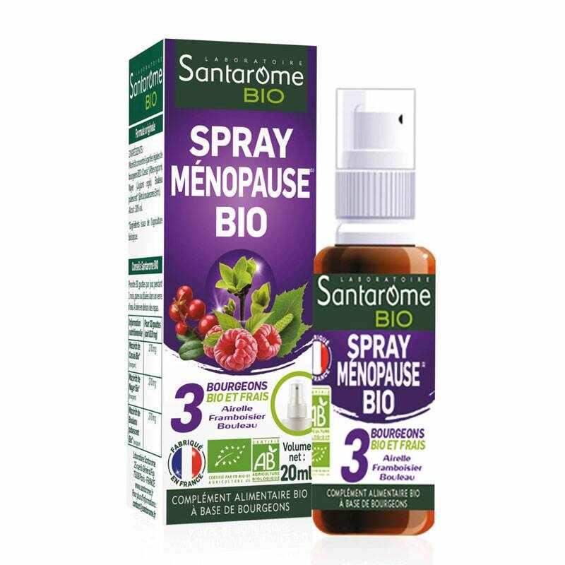 Spray Menopause complex 3 muguri gemoterapici, eco-bio, 20ml - Santarome
