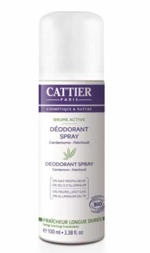 Deodorant spray Brume Active, 100ml - Cattier