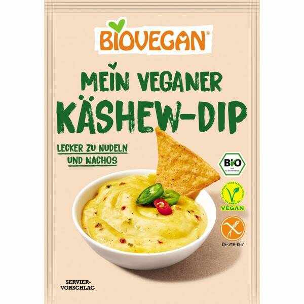 Mix pentru Dip vegan cu caju FARA GLUTEN, 37.5g - Biovegan