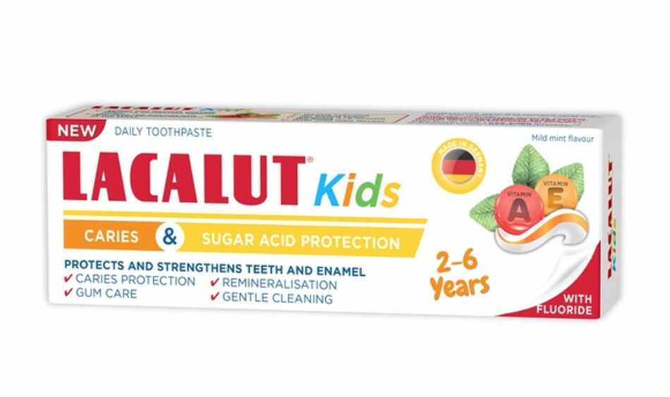 Pasta de dinti 2-6 ani Kids, 55ml - Lacalut