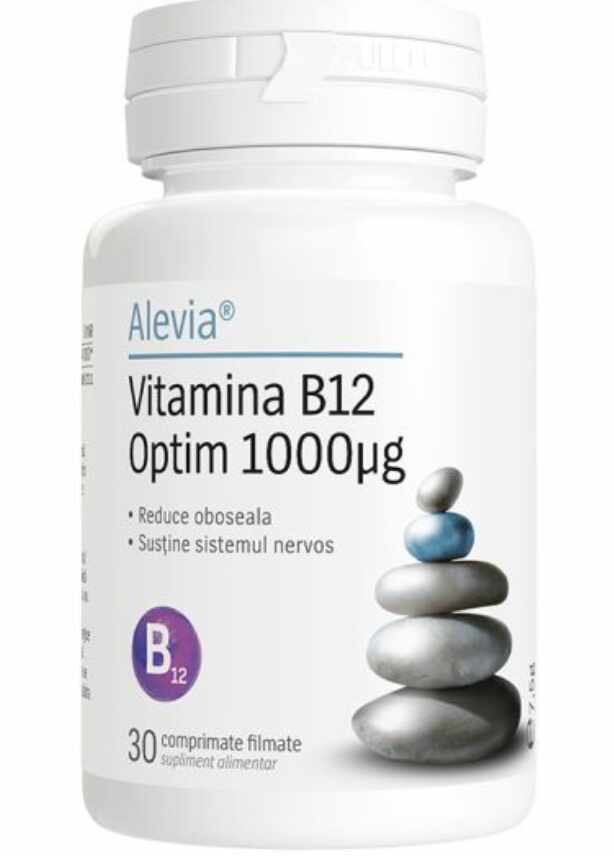 Vitamina B12 Optim 1000mcg, 30cps - Alevia