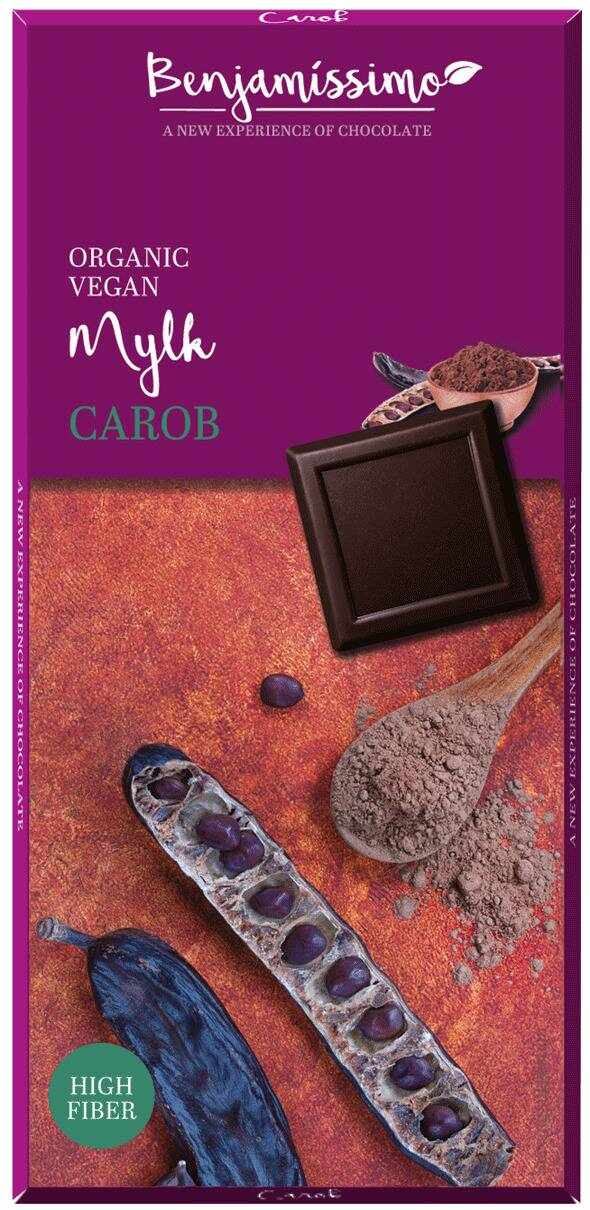 Ciocolata cu pudra de carob, eco-bio, 70g - Benjamissimo