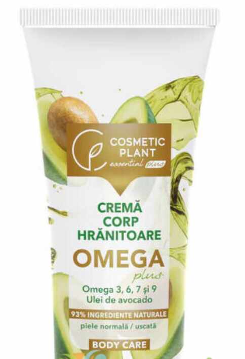 Crema de Corp Hranitoare Omega Plus, 200ml - Cosmetic Plant
