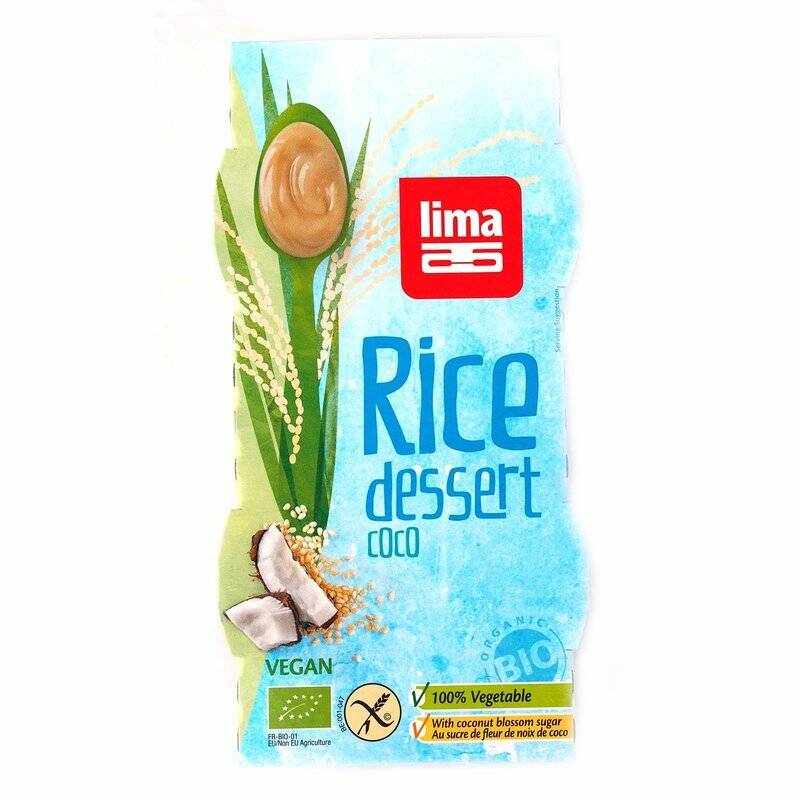 Desert din orez cu cocos bio 2x100g - Lima