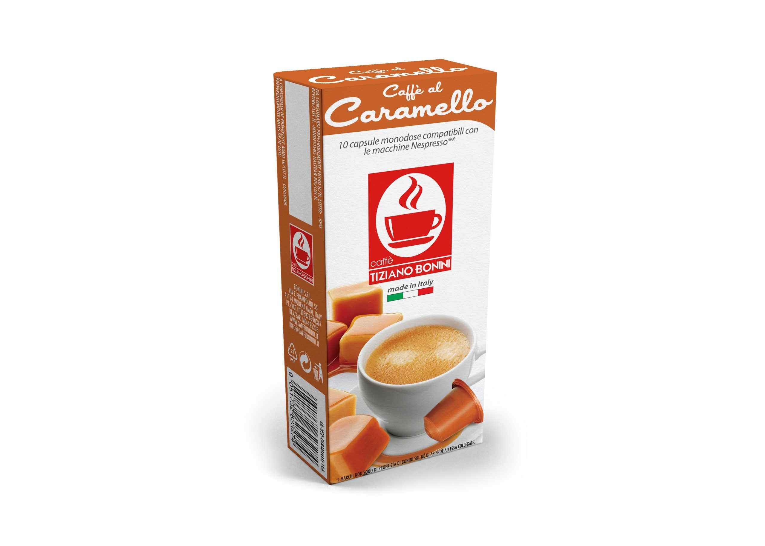 Bonini Caffè al Caramello capsule compatibile Nespresso 10 buc