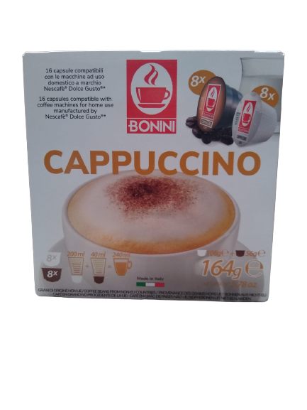 Bonini Cappuccino capsule compatibile Dolce Gusto 16 buc