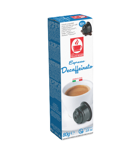 Bonini Decaffeinato 10 capsule cafea compatibile Caffitaly