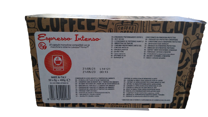 Bonini Intenso 50 capsule cafea compatibile Lavazza Firma