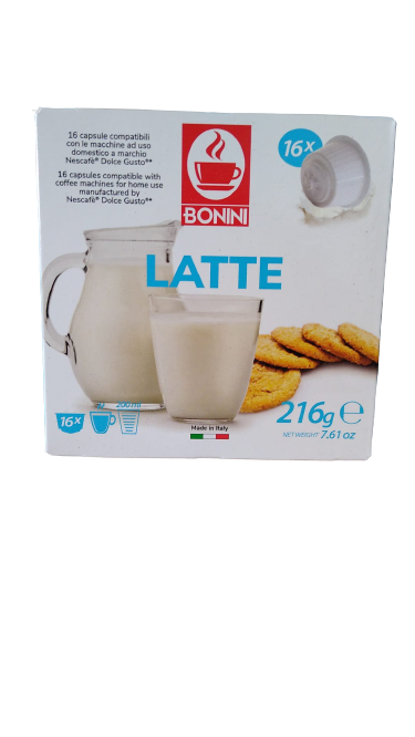 Bonini Latte capsule compatibile Dolce Gusto 16 buc