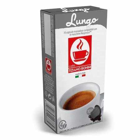 Bonini Lungo 10 capsule cafea compatibile Nespresso