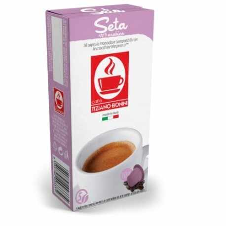 Bonini Seta 10 capsule cafea compatibile Nespresso