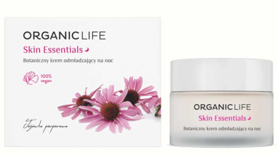 Crema cu efect de intinerire noapte skin essentials, 50ml - Organiclife