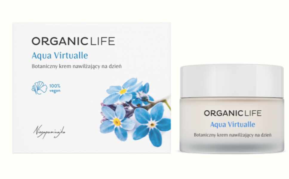 Crema hidratanta de zi cu extracte botanice aqua virtualle 50ml - Organiclife