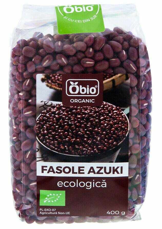 Fasole azuki, eco-bio, 400g - Obio