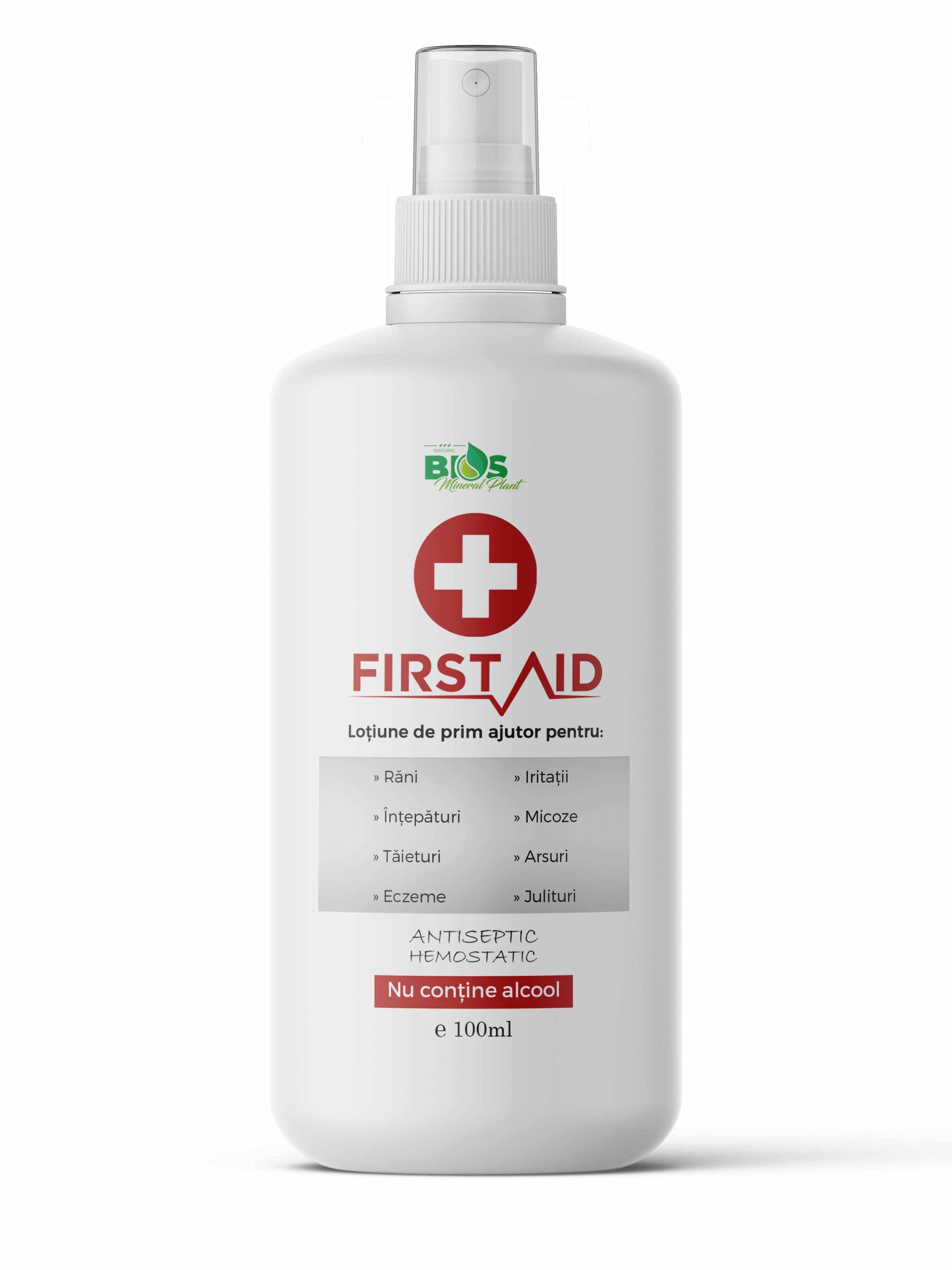 First Aid, lotiune de prim ajutor, 100ml - Bios Mineral Plant