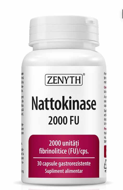 Nattokinase 2000 mg, 2000 FU/cps, 30cps - Zenyth