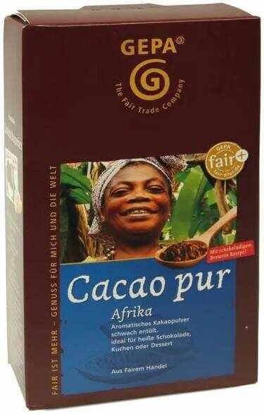 Cacao pura Africa, 250 g, Fairtrade - Gepa