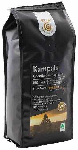 Cafea boabe Kampala (Uganda), eco-bio, 250 g, Fairtrade - Gepa