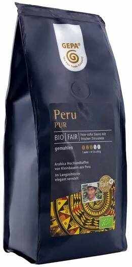Cafea macinata Peru pur, eco-bio, 250 g, Fairtrade - Gepa